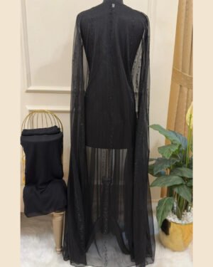 Noir Etoile Abaya - 33D021
