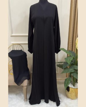 Noir Radiance Abaya  - 33D032