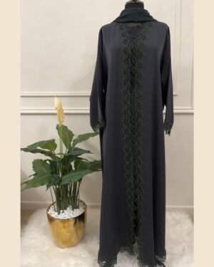 Olive Mist Abaya  - 33D38