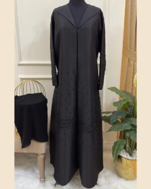 Noir Prestige Abaya - 33D015