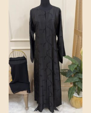 Noir Vellora Abaya  - 33D022
