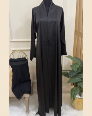 Noir Grace Abaya  - 33D023