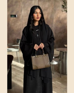 Noir Etoile Abaya - 33D45