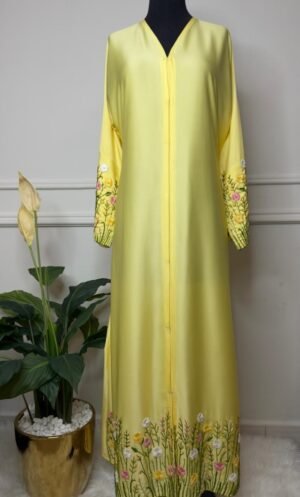 Sunlit Meadow Abaya - 33D48