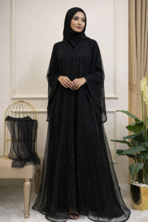 Noir Elan Abaya - 33D01
