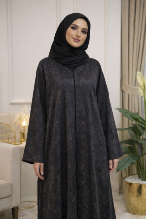 Noir Mist Abaya -  33D05